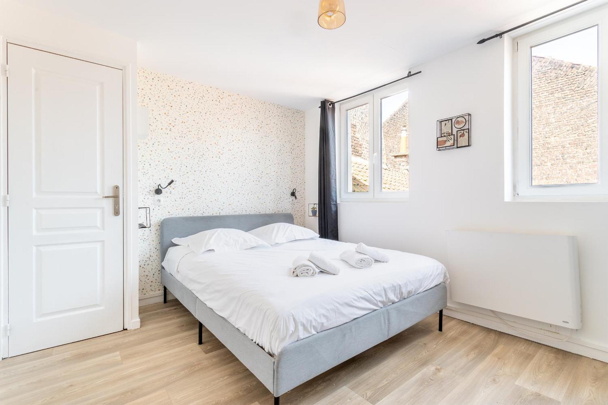 S&K Suite Grande Rue Roubaix - Chambre Spacieuse Et Sdb Privee - Netflix Et Cuisine Extérieur photo